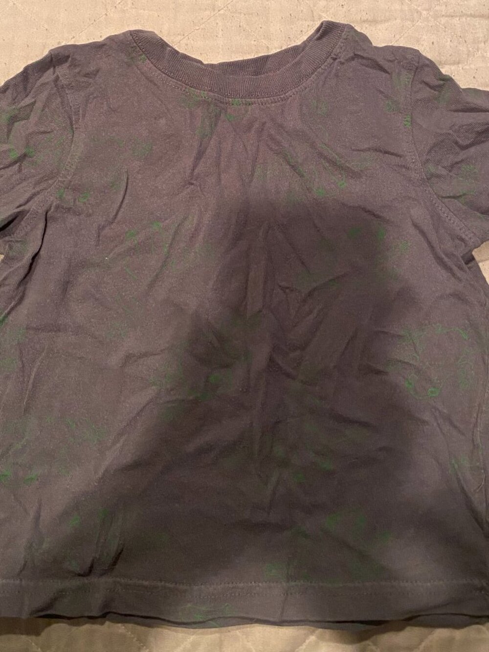 JumpingBeans-Gray&Green dinosaur print tee shirt-Size-18 months-great condition